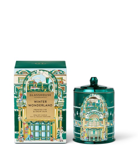 Glasshouse Candle - Winter Wonderland - Frosted Fir & Snow Gum 13.4oz