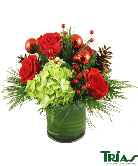 Holiday Brilliance Christmas Bouquet